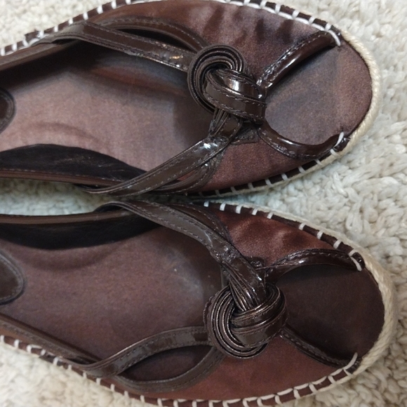 Cole Haan G Series Brown Espadrille Size 8B - Picture 4 of 9